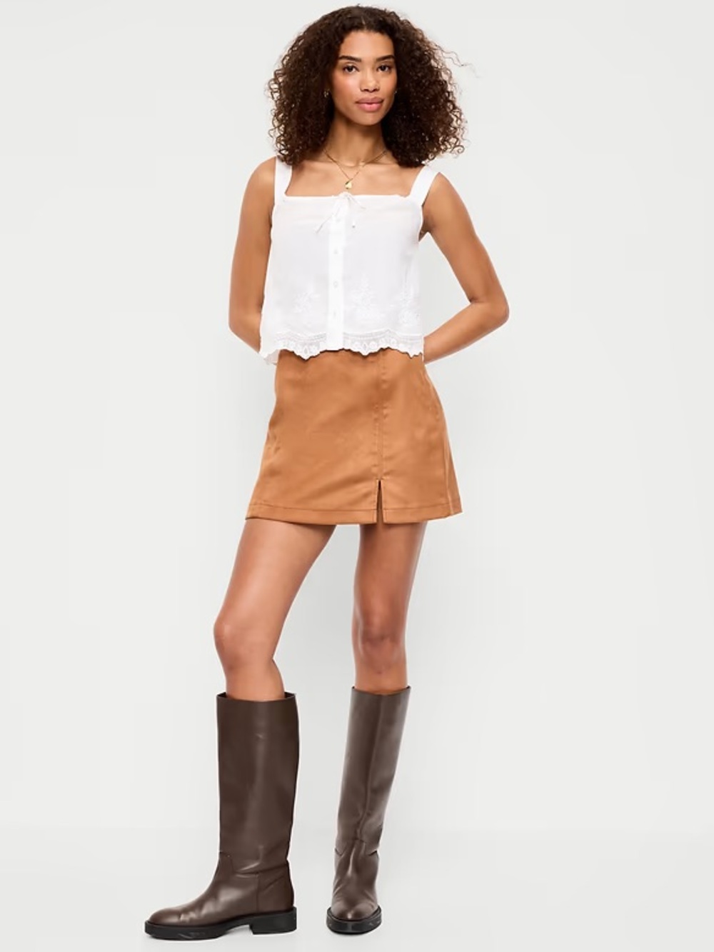 NWOT Old Navy Faux Suede Mini Skirt